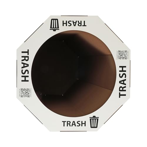 Fleur 25 Gal Trash Can Bin (Limestone Beige)