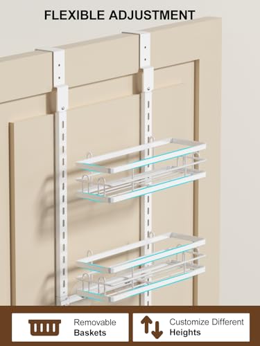 9 Tier Over the Door Pantry Organizer (White / 9 Tier-S)
