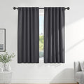 Grey Window Curtains (Grey / 42"W x 72"L (Pack of 2))