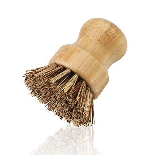 2 Pack Bamboo Dish Scrub Brush (2 Pack)