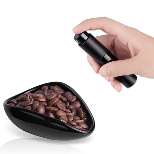 Coffee Bean Dosing Cup and Spray Bottle Set (Black)