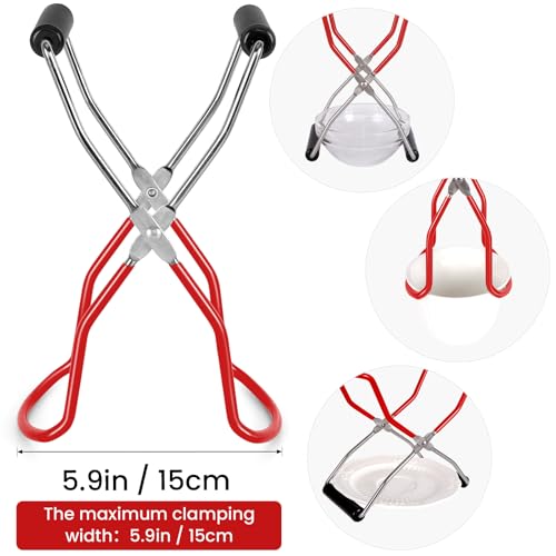 Canning Jar Lifter Tongs (Red)