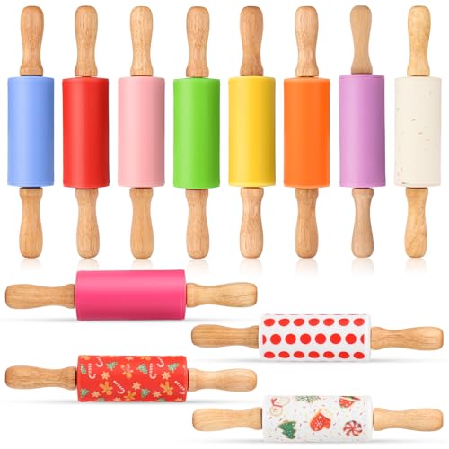 Mini Silicone Rolling Pin for Kids (12 PACK / 12 Pack)