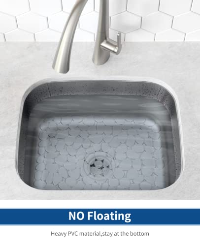 Pebble Sink Mat for Stainless Steel (Clear)