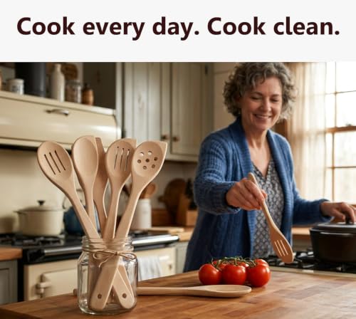 6 Healthy Wooden Spoons For Cooking