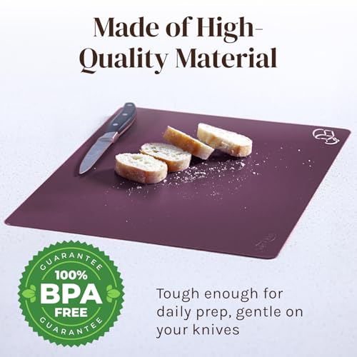 Flexible Plastic Cutting Board Mats for Kitchen (Pastel)