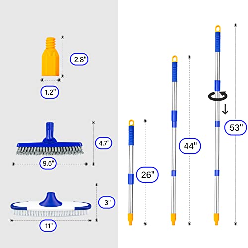 Grout & Scrub Brush Combo (White & Blue Head)