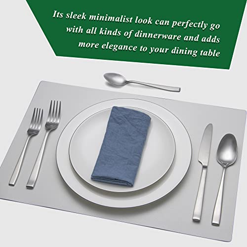 40 Piece Silverware Set Service for 8 (Matte Finish Silver)