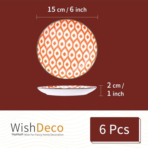 Small Dessert Plates Set of 6 (6 inch)