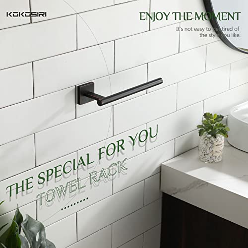 Bathroom Towel Bar Hand Towel Holders Wall Mount Toilet Kitchen Cabinet Paper Holder Stainless Steel Bath Accessories Oil Rubbed Bronze (Oil Rubbed Bronze / 1 Pack)