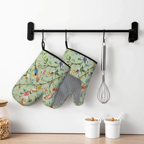Bird Oven Mitts and Pot Holders Sets 3PCS (Bbird01)