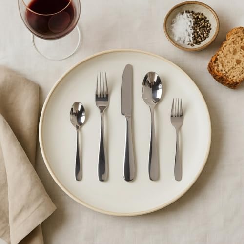 Silverware Set for 6 (Polished Silver / 30 - Piece)