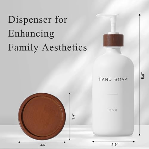 Glass Soap Dispenser (White H*1)