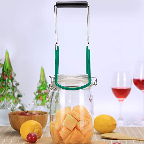 Canning Jar Lifter Tongs (Cyan)