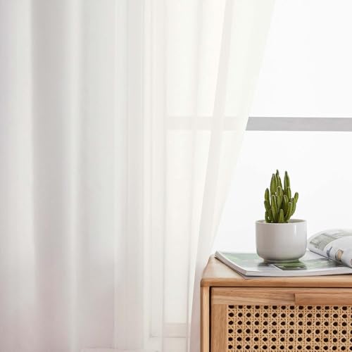 Ivory Valances for Windows (Ivory / 42"W x 14"L (Pack of 2))