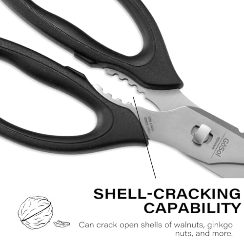 Heavy Duty Kitchen Shears Come Apart Kitchen Scissors with Serrated Blade