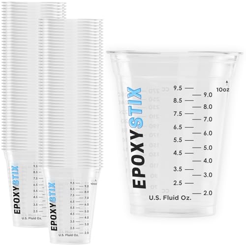 50 Pack] NEW SIZE 12oz Graduated Mixing Cups (Pack of 50)