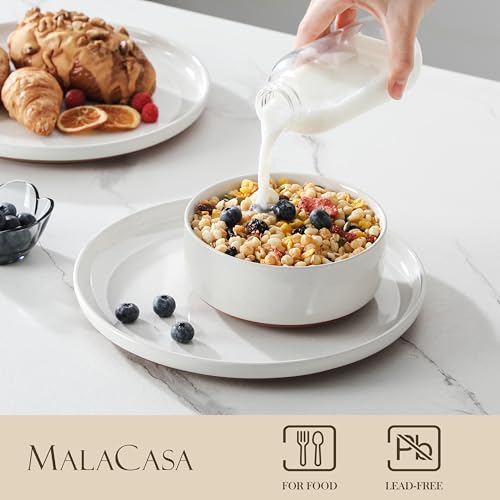 Plates and Bowls Sets (12 Pcs (Service for 4) / White)