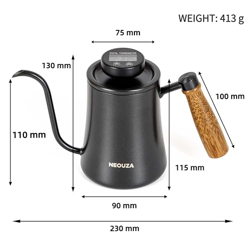 500ml Gooseneck Kettle with Mechanical Dial Thermometer (Mechanical Thermometer)