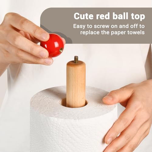 Paper Towel Holder (Red Ball)