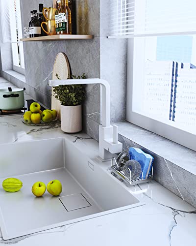 Sponge Holder for Kitchen Sink (Silver)