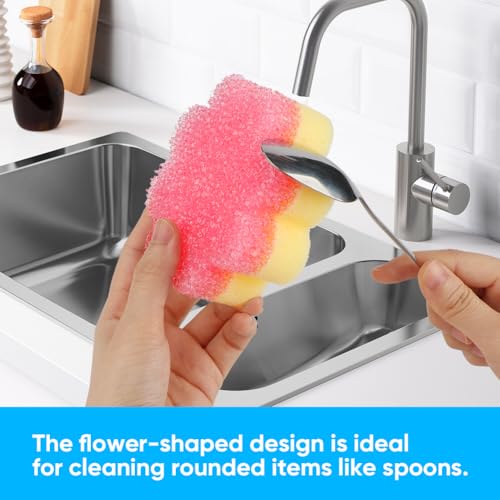 Scrub Sponge Dual (Flower)