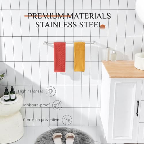 Towel Bar Brushed Nickel 24 (Brushed Nickel / 24-Inch)