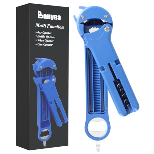 Jar Opener for Seniors with Arthritis (Blue)