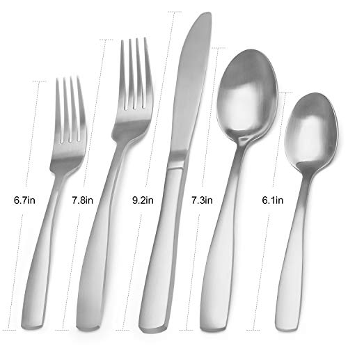 Matte Silverware Set (Matte Silver)