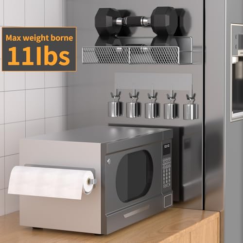 Magnetic Spice Rack for Refrigerator (Grey / 7 Pack)