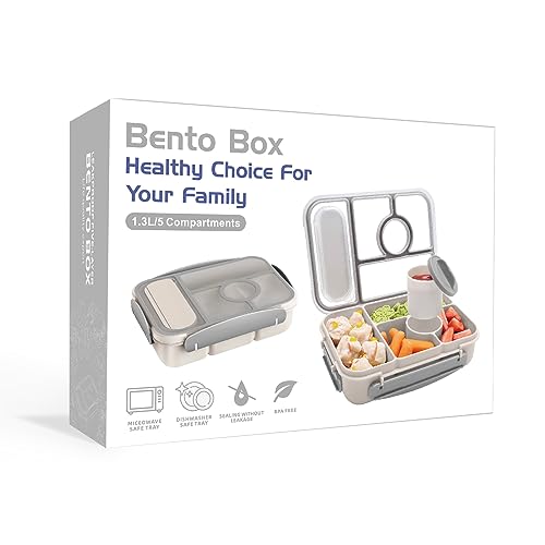 Bento Box Adult Lunch Box Kids (White)