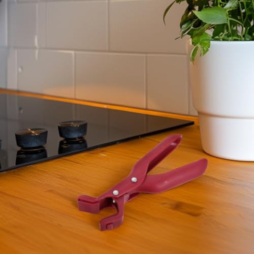 Pan Gripper Hot Plate Holder Clip for Microwave Toaster Oven Steamer Air Fryer Pans Bowl Holder Clip with Non Slip Grip 5.90 X 2.75 X 1.18 in