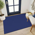 Washable 3x4 Entry Area Rug (Deep Navy Blue / 3' x 4' (Rectangular))