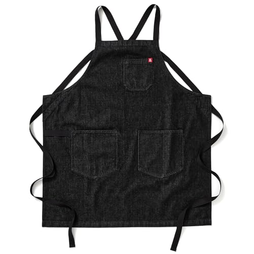 Crossback Chef Apron (Abalone Black)