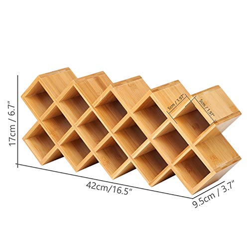 Bamboo Spice Rack Organizer 4