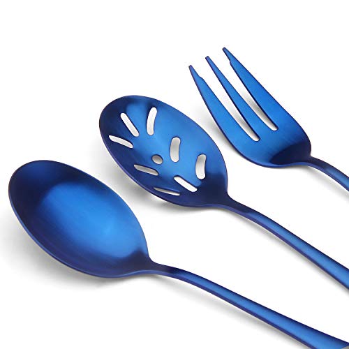 Matte Blue Serving Set (Blue / 5-Piece)