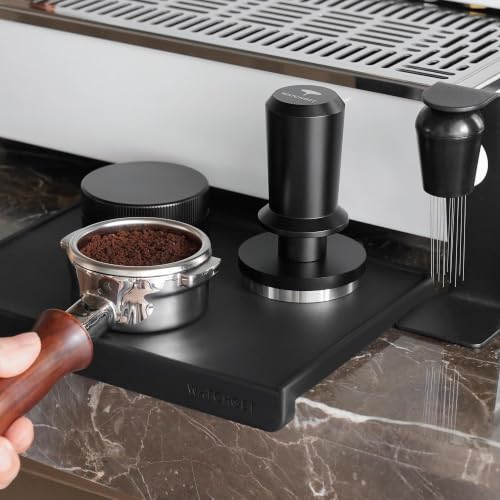 Espresso Tamping Mat (Black With Short Edge)