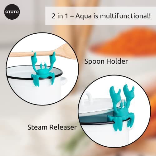 Aqua the Crab Silicone Utensil Rest