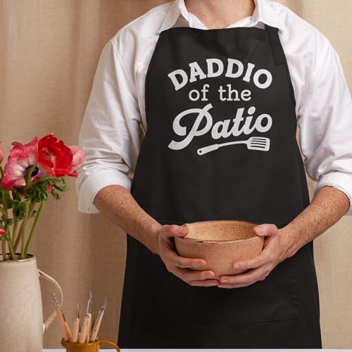 Grill Aprons for Dad Men Father Husband Dad Apron with Pockets (Grilling/Bbq)