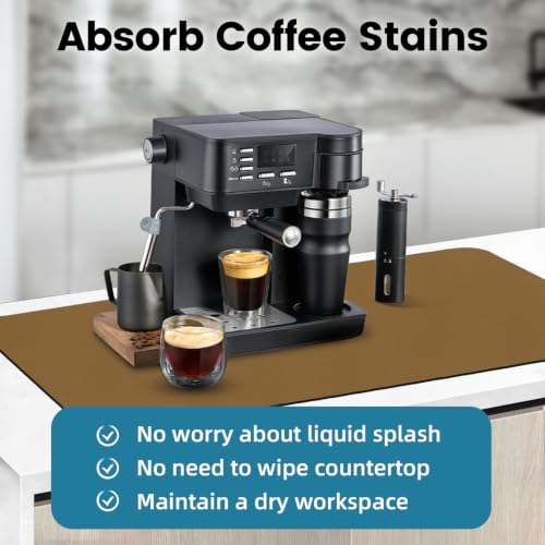31.5x17 Inch Coffee Mat (Brown / 31.5" x 17")