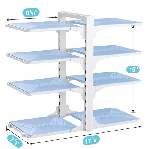 Pots and Pans Organizer under Cabinet (White)
