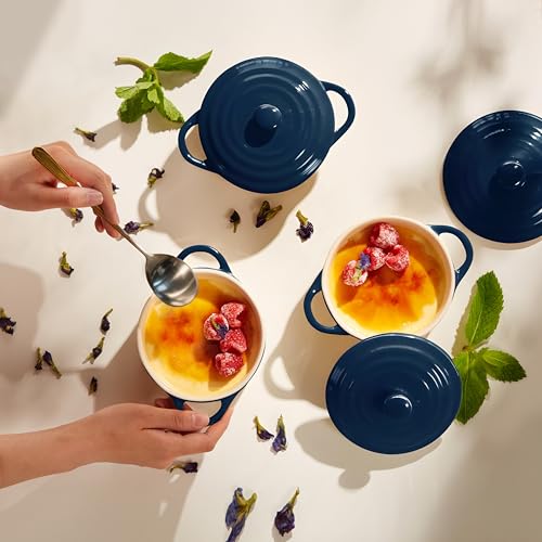 Mini Cocotte Lids (Navy)