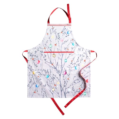 Aprons for women with Pocket 100% Cotton Pack of 1 (172 - Fairy Christmas)