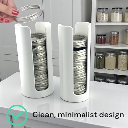 Mason Jar Lid Organizer