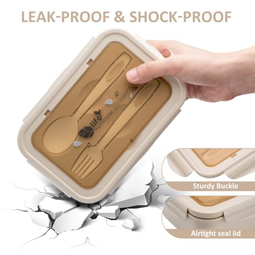 Bento Box for Adults and Kids (Khaki)