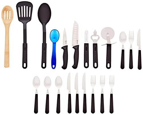 Back to Basics Nonstick Aluminum Cookware Set (59-Piece / Black (59pc))