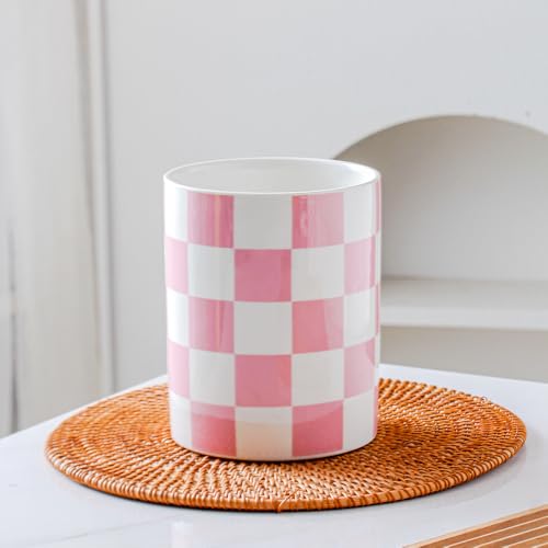 Kitchen Utensil Holder (Pink / 6.3 Inch)