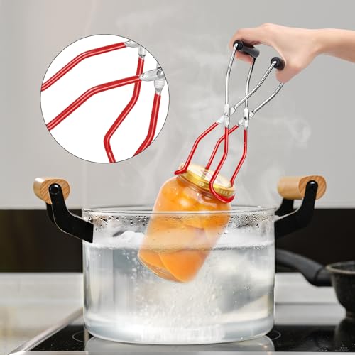 Canning Jar Lifter Tongs (Red)