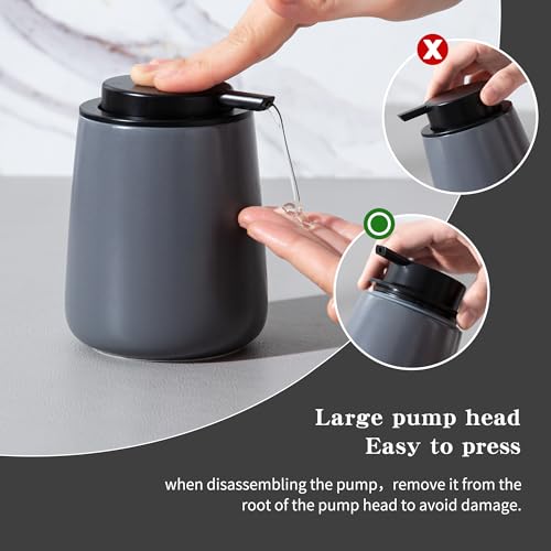 Gray Foaming Soap Dispenser