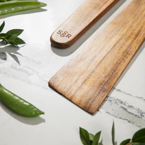 5 Piece Acacia Wood Utensil Set